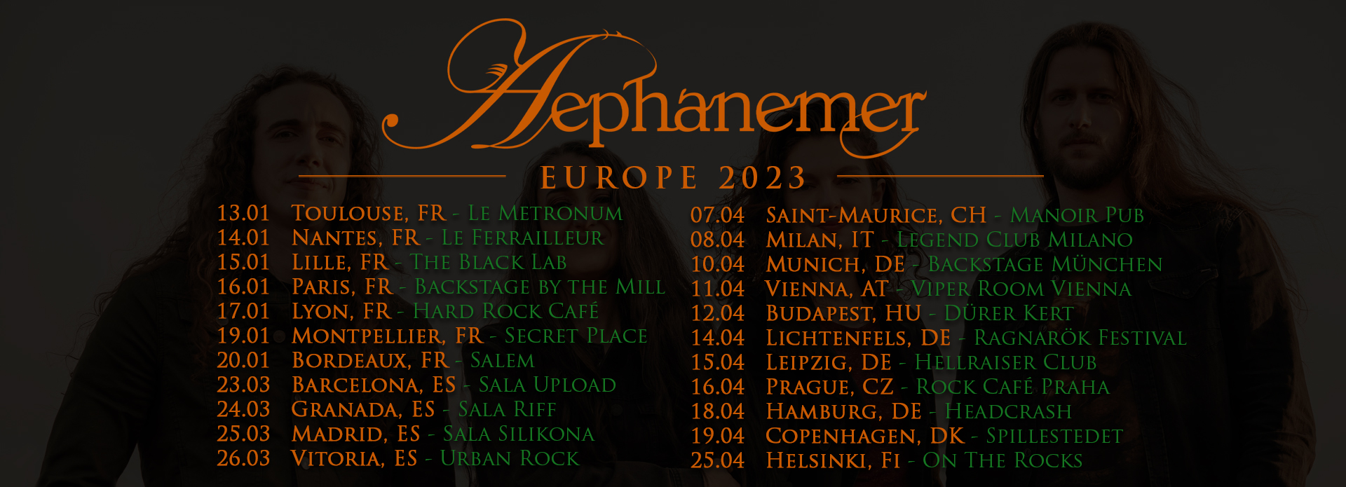 Aephanemer – Symphonic Melodic Death Metal