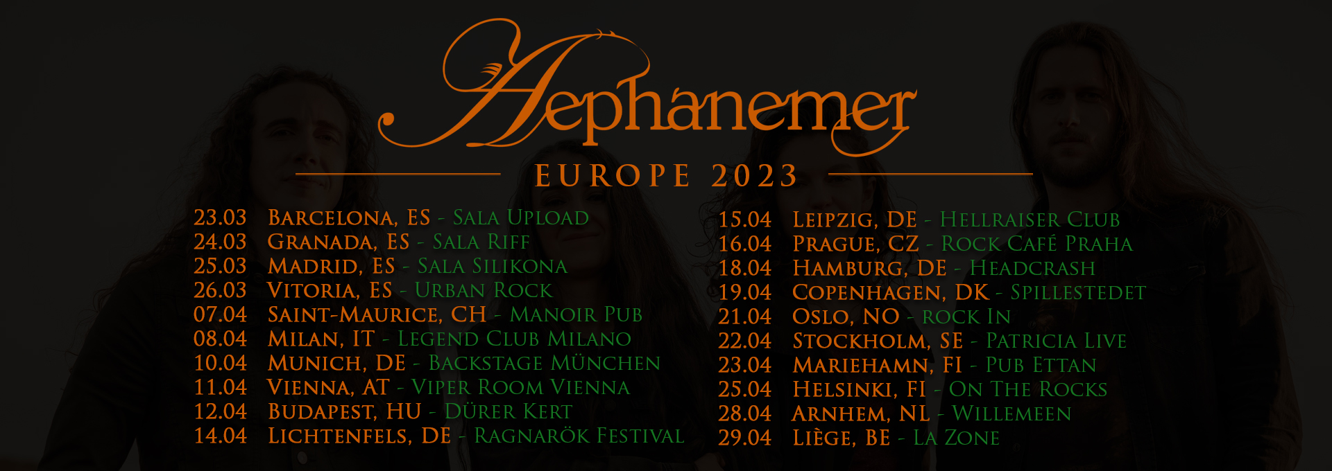 Aephanemer – Symphonic Melodic Death Metal